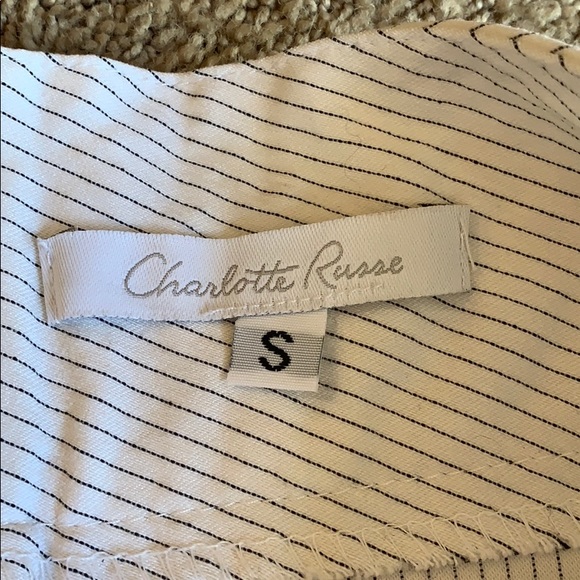 Charlotte Russe pinstripe mini skirt - Picture 4 of 5